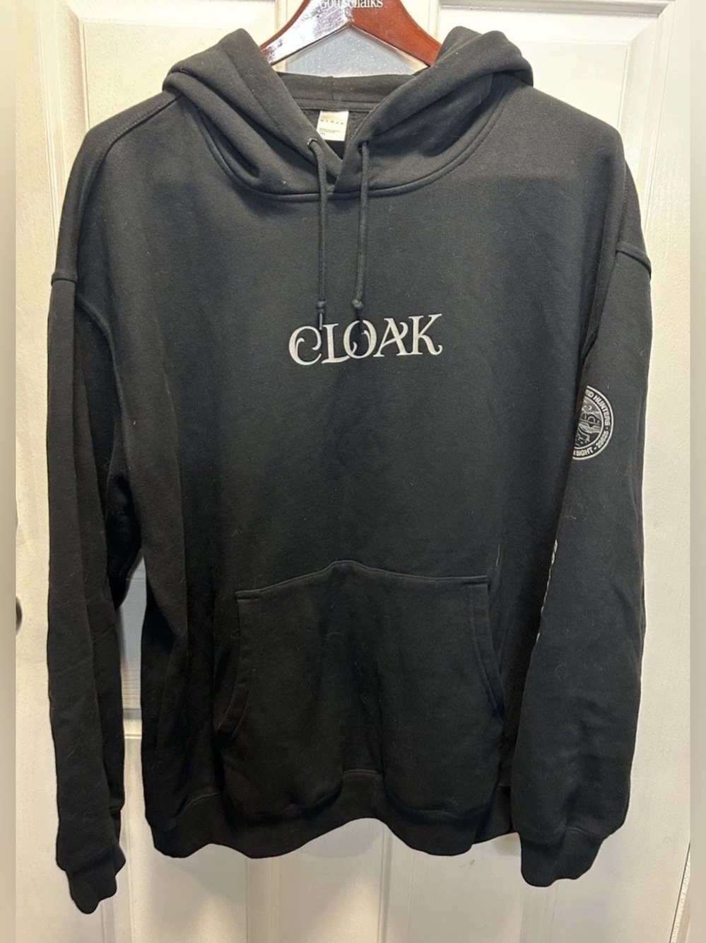 Cloak Brand Cryptid Hunters Loch Ness Monster Graphic Hoodie Black Men's 2XL